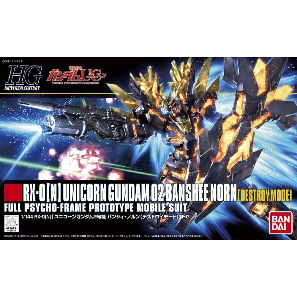 HGUC 1144 RX-0 Unicorn Gundam Jednotka 2 Banshee Norn Režim zničení (Mobilní oblek Gundam UC)