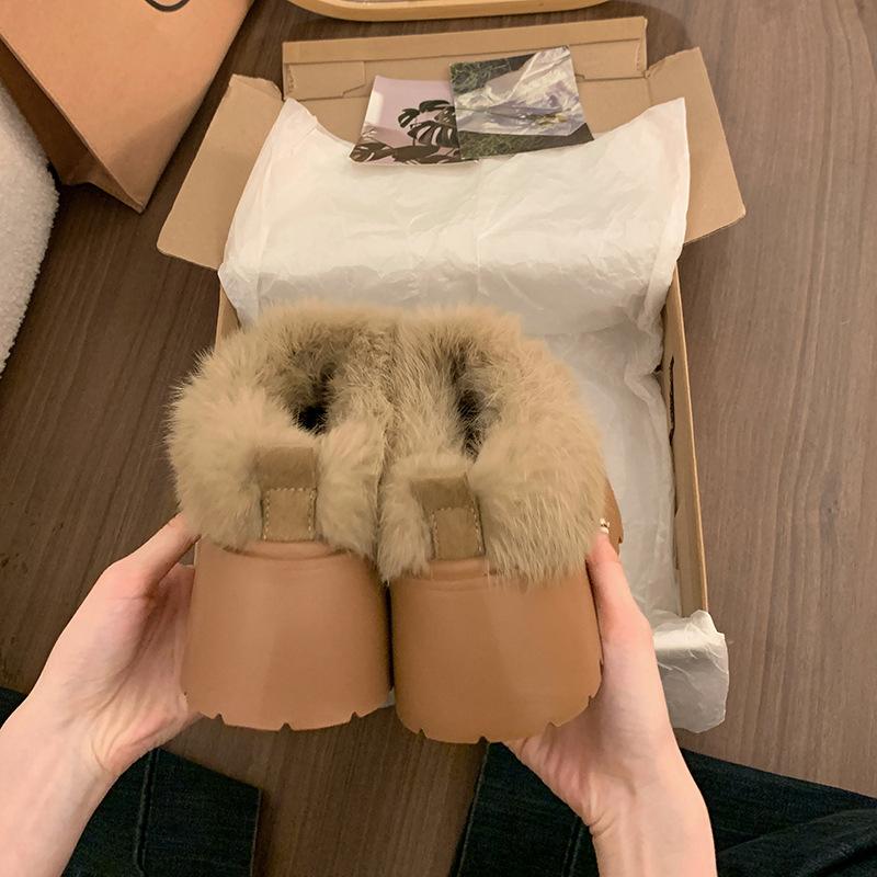 Hohe Schneestiefel für Damen - Neue Schuhmodelle mit zusätzlicher Polsterung und dickem Baumwollfutter