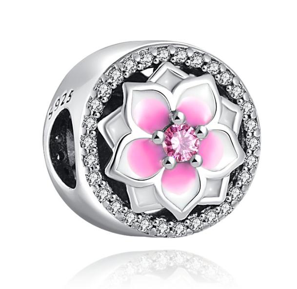 New Copper Beautiful Flower Series, Suitable For European Original Bracelet Diy Accessories, Exquisite Jewelry