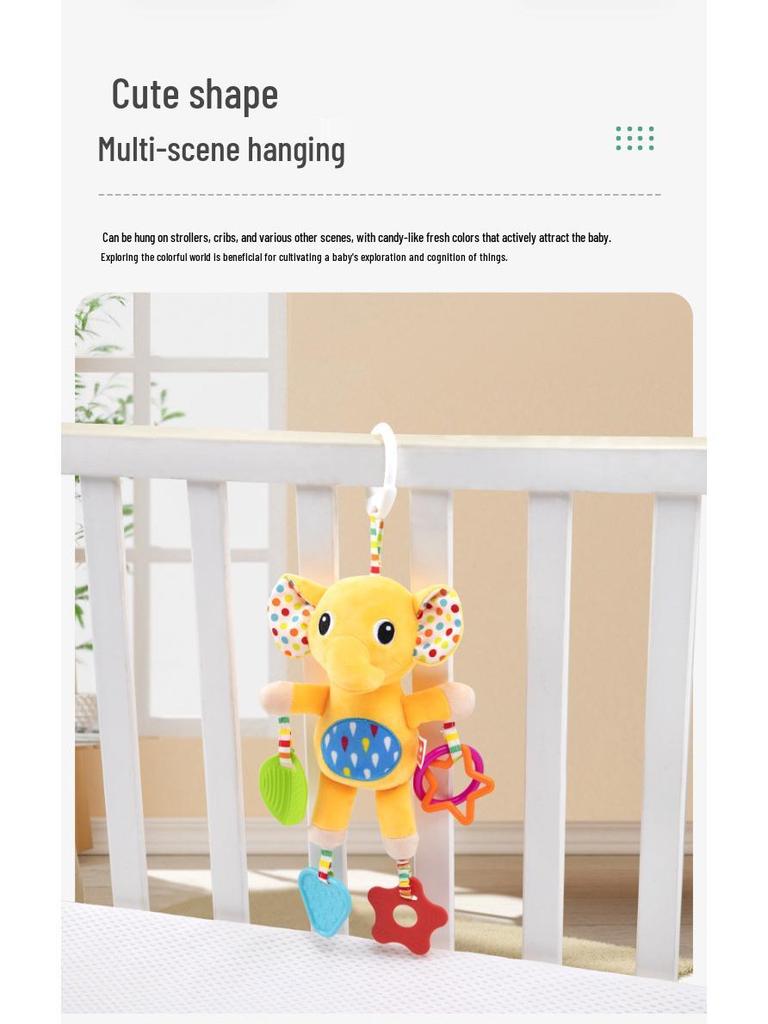 Baby Stroller Mobile: Crib Rattle & Car Seat Soothing Toy