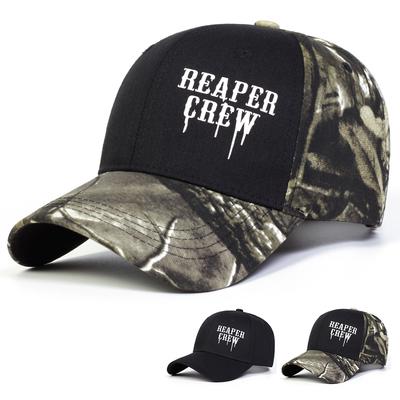Unisex REAPER CREW Letter Embroidery Baseball Caps Spring Autumn Outdoor Adjustable Casual Hats Dad Hat Sunscreen Hat
