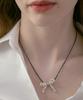Tatiana Ball Ribbon String Necklace Nz2092