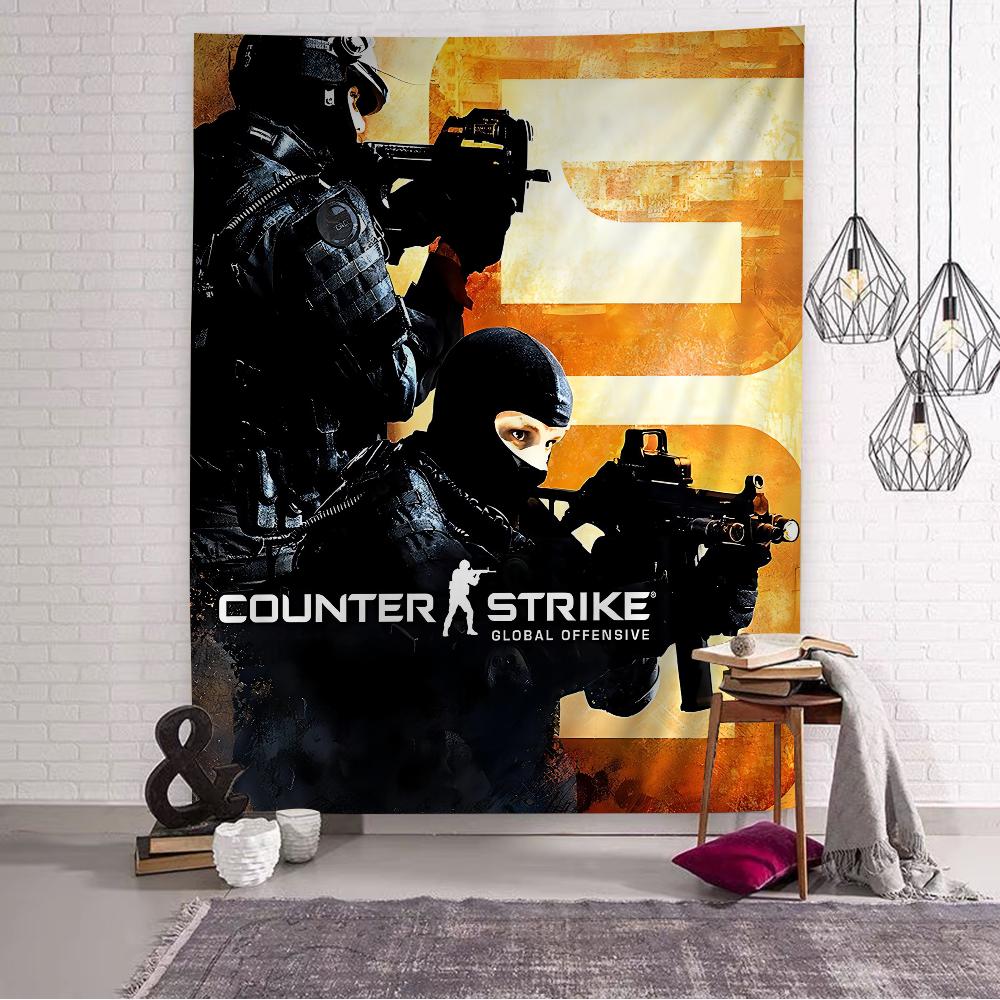 CounterStrike CS 2 Tapices Hippies para Colgar en la Pared Tapices de Pared Bohemios Mandala Decoración del Hogar INS
