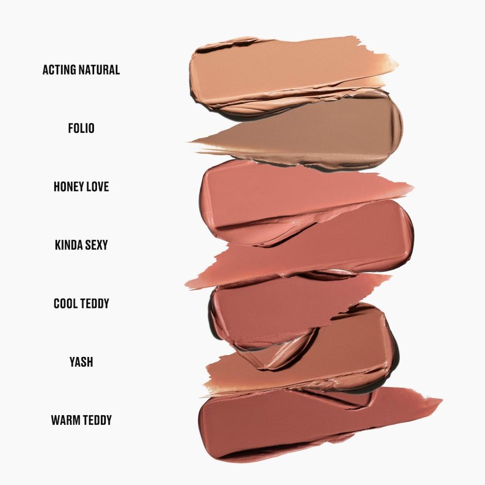 MAc CosMetics M A cxiMAl Silky MAtte 12hr weAr Lipstick 0.12 Oz wArM Teddy Dirty wArM Nude