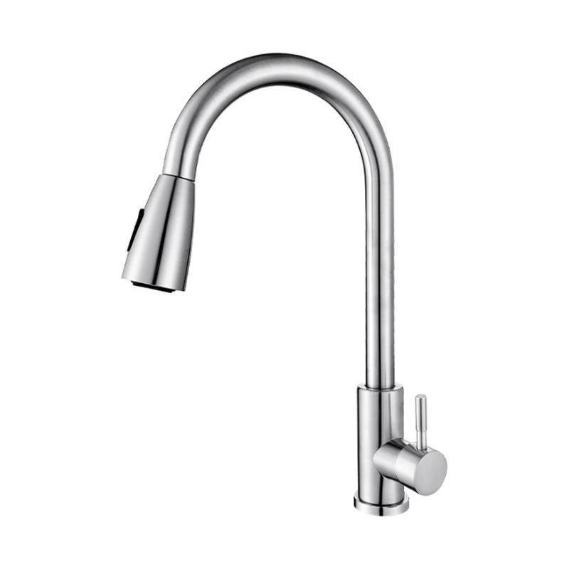 Lilon 304 Stainless Steel Pull-Out Kitchen Faucet