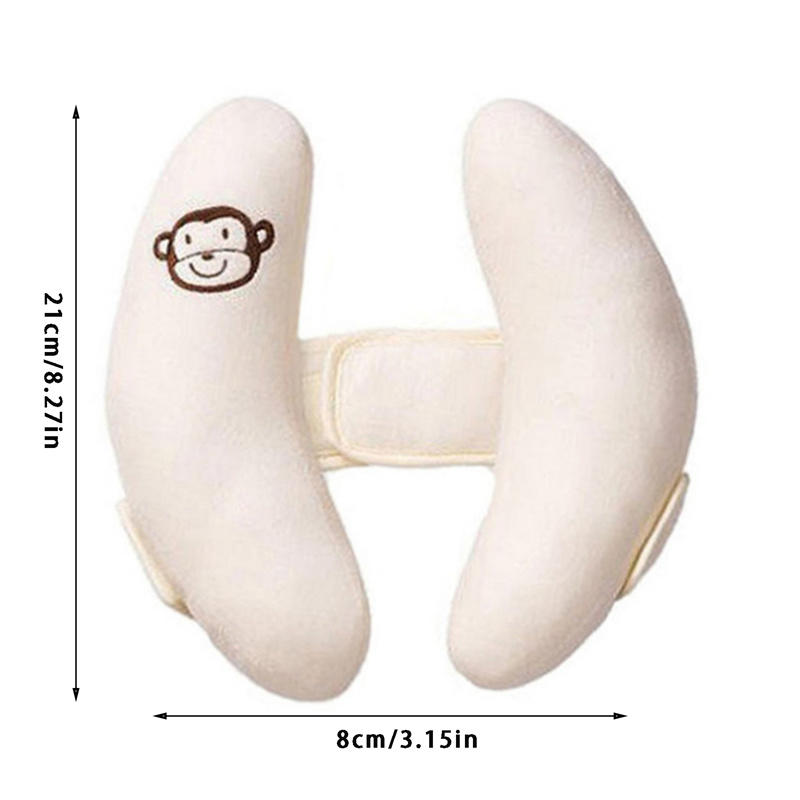 Infant Stroller Neck Pillow Banana Car Seat Head Protector Pillow Baby Stroller Sleeping Neck Support Pillow Cartoon Flower