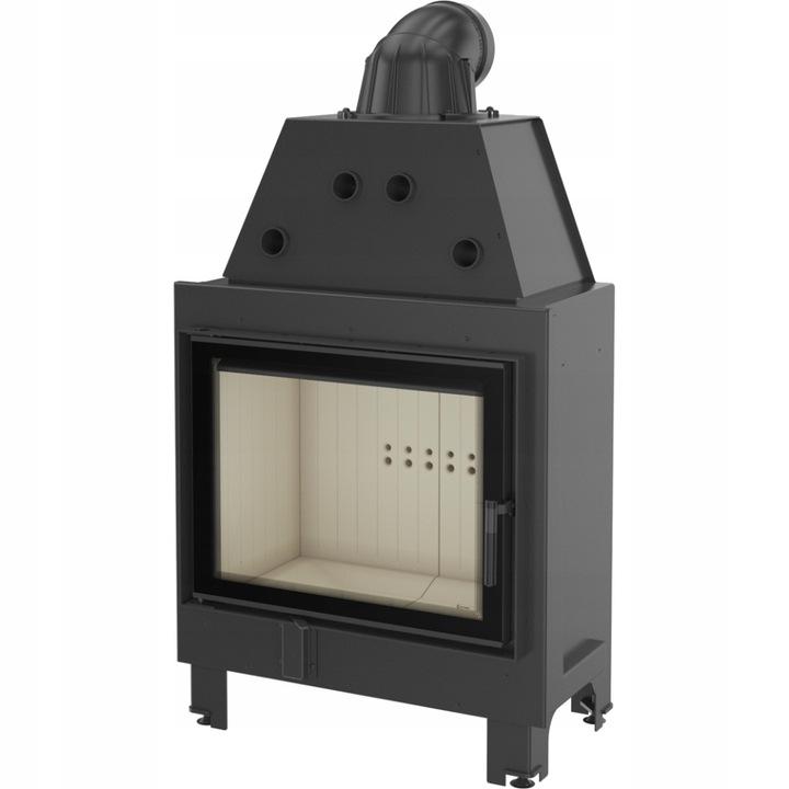 Steel fireplace KRATKI MBA 17 kW Ø 200 self closing door