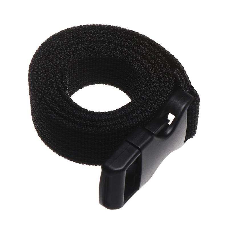 1PC Travel Tied Black Durable Nylon Cargo Tie Down Luggage Lash Belt Strap With Cam Buckle Travel Kits Outdoor Camping Tool