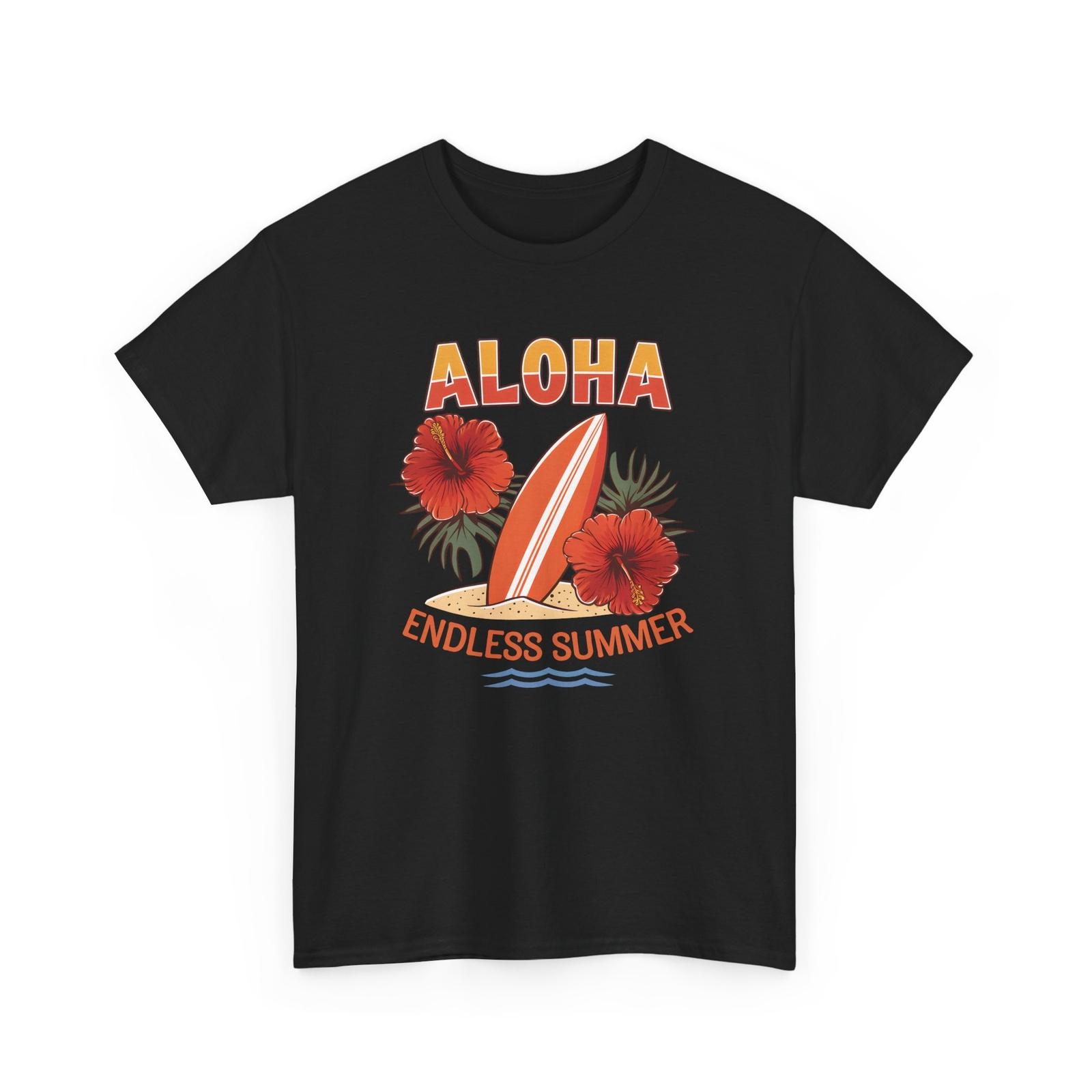Футболка Beach Vibes | Летняя футболка с океанскими волнами | Ретро футболка Aloha endless summer S