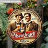 Retro 2D Metal Sign 20cm, Home Decoration