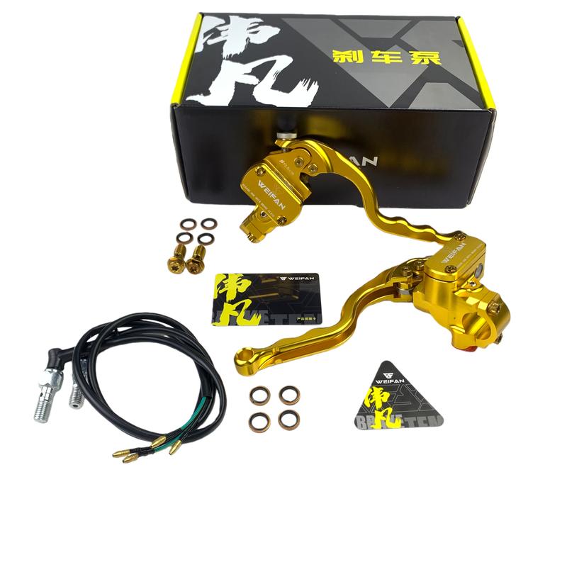 17.5mm Motorcycle Brake Master Cylinder 22mm Radial Pump Hydraulic Lever Set CNC for Honda Yamaha Kawasaki