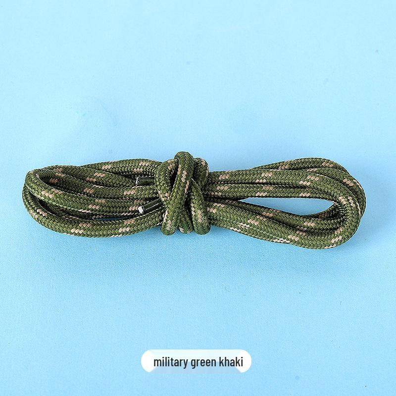 Round Non-Slip Durable Shoelaces for Martin Boots - Vertical Stripes for Outdoor Shoes