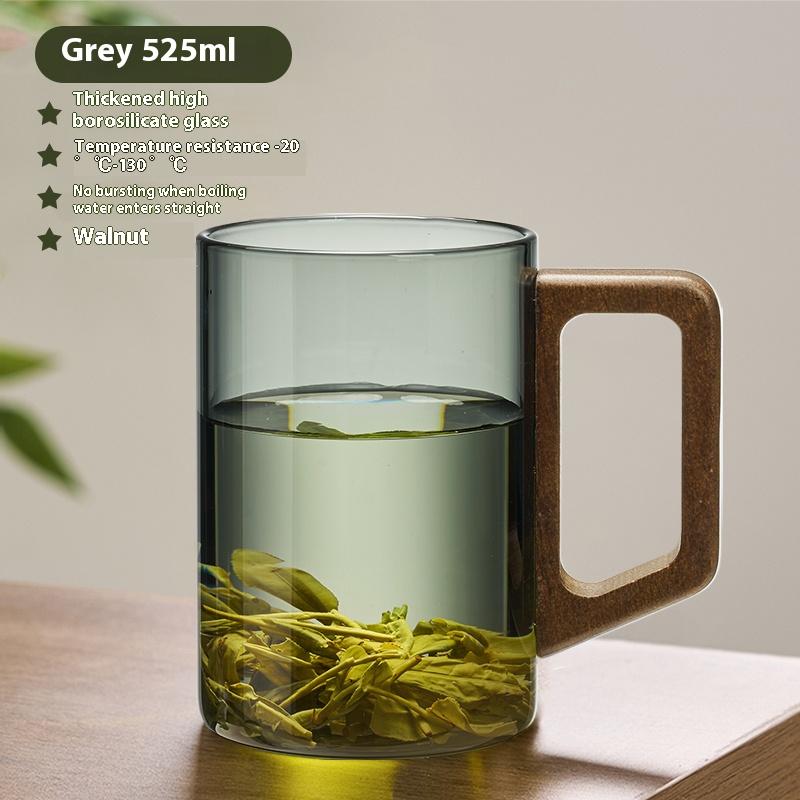 Gianxi Tea Cup High Borosilicate Glass Cup Green Tea Cup Heat-Resistant And Heat-Resistant Cup With Handle For Drinking Tea