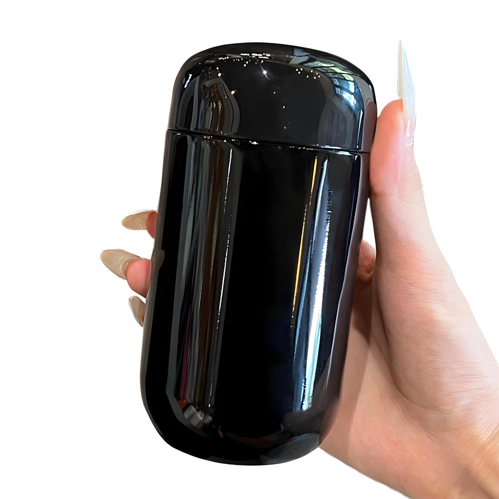 IOLOYU 200ml Stainless Steel Thermos Water Bottle, Easy To Clean, Perfect for Coffee, Cold or Insulated, Stylish, Small, Lightweight, Cute, Direct