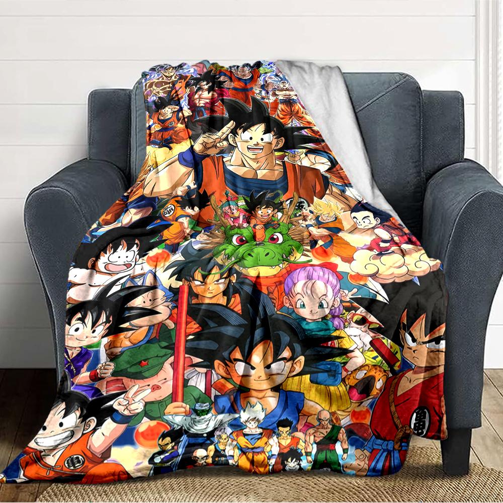 1pc Dragon Ball3 Blanket, Gift, for Men and Women, Soft Blanket, Good for Sofa Bed Couch Travel, Lightweight Flannel Blanket