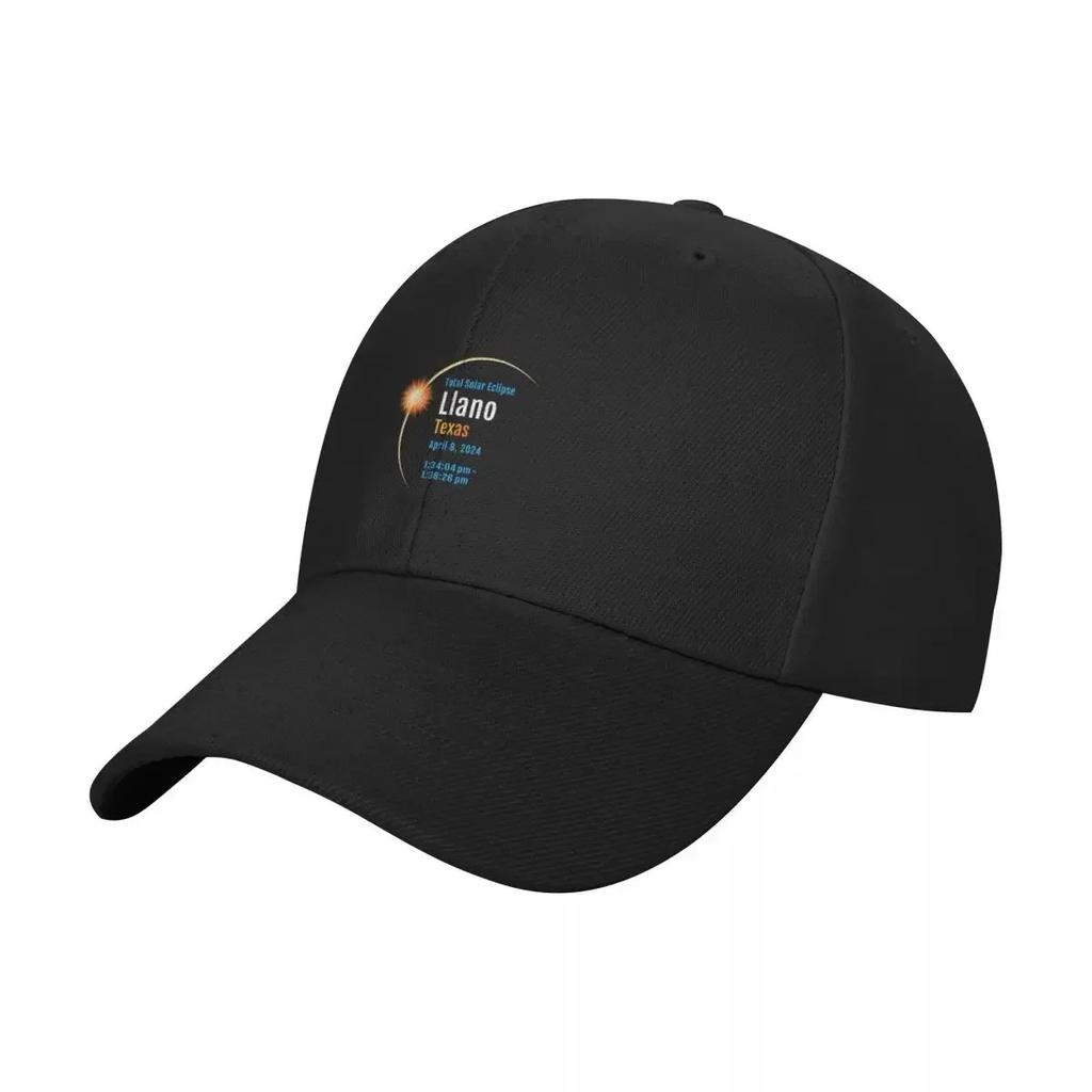 LLANO TEXAS TX TOTAL SOLAR ECLIPSE 2024 1 Baseball Cap Ball Cap Hat Luxury Brand Golf Men Women's
