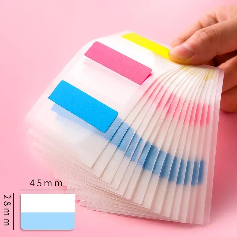 30/60/120pcs Index Stickers Writable Sticky Notes Classification Label Tags Marker Paper for Notebook Agenda Planner Index Flags