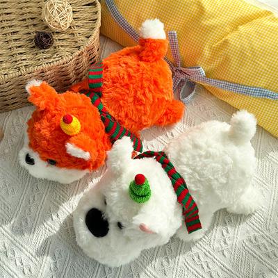 Cute Christmas Scarf Cute Beast Doll Plush Doll Night Market Stall Doll Children Sleeping with Pillow Gift