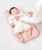 Regalo Premium Baby Carrying Blanket, Made In Japan, with Cover, Newborn, Mesh Filling, Washable Cover, Back Switch (Pink Cover, Cushion Filling)