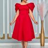 Women's Plus Size Dress Fashionable Temperament Elegant Sexy Party Dresses Evening Dress
