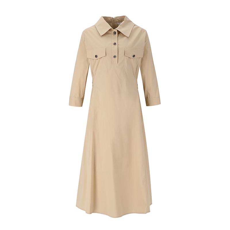 VISITINNEWYORK Half Open Shirt Dress (Vz4Op25)
