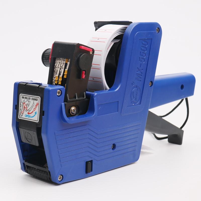 Digitale Etikettierpistole Handheld Preisetikettierpistole Markiermaschine Etikettierer Etikettierer Aufkleber