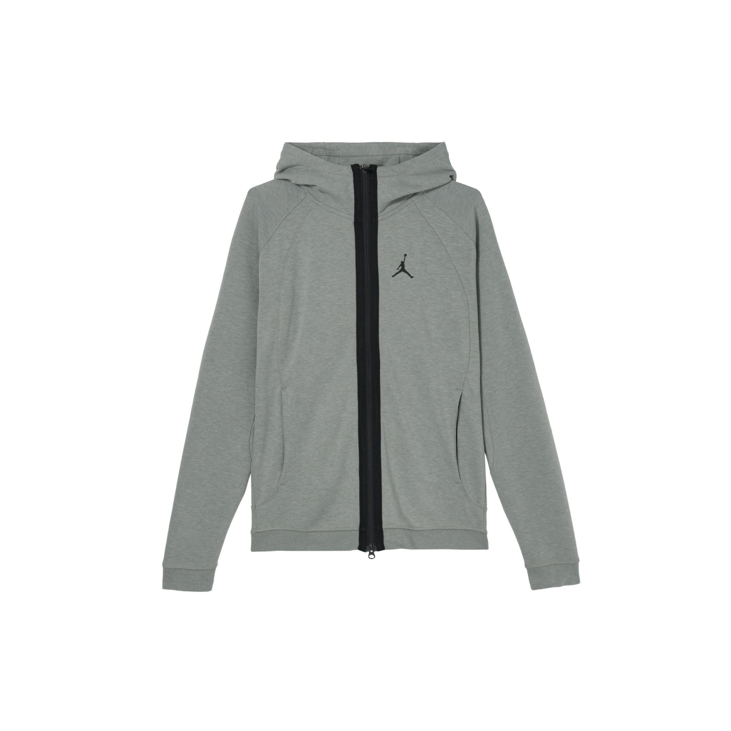 Air Jordan Dri-FIT Sport Fleece Full-Zip Hoodie Grey Men s DV9784-063 M
