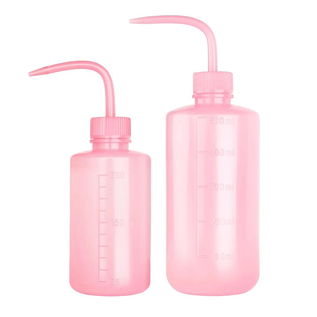 250ml/500ml Tattoo Diffuser Squeezes Bottle White Plastic Soap Washing Cleaning Lab Squeezes Bottles for Chemistry Industry