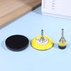 1/2/3Inch Hook And Loop Sanding Pad Kit 2Pcs With 1/4 Inches Shank Drill Attachment And Soft Foam Layer Buffering Pad