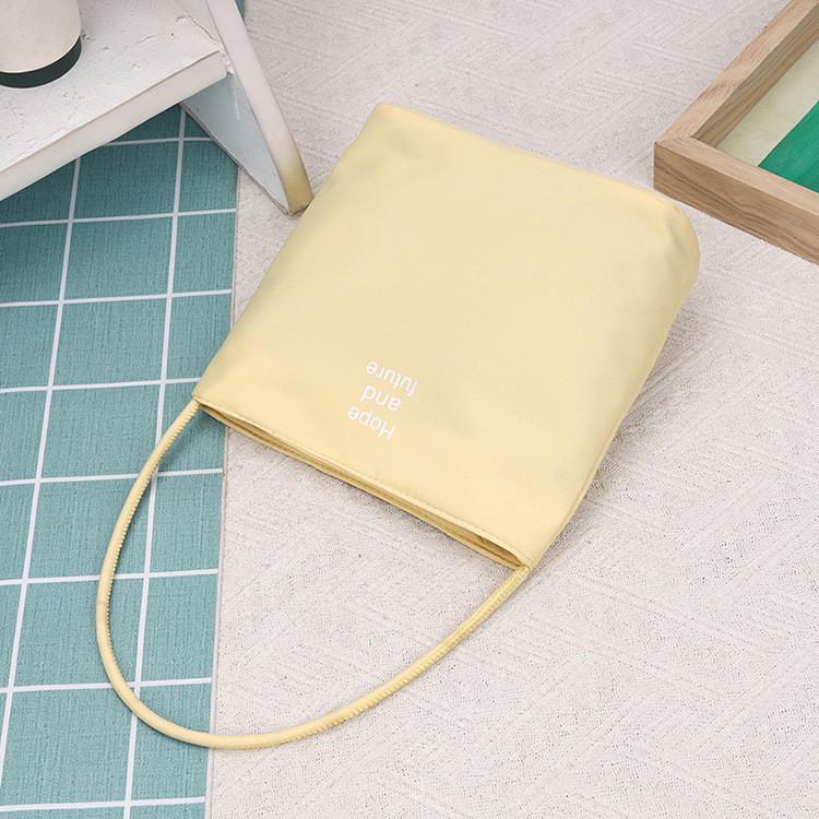 Nylon Letter Bag For Women With Zipper Closure For Daily Use