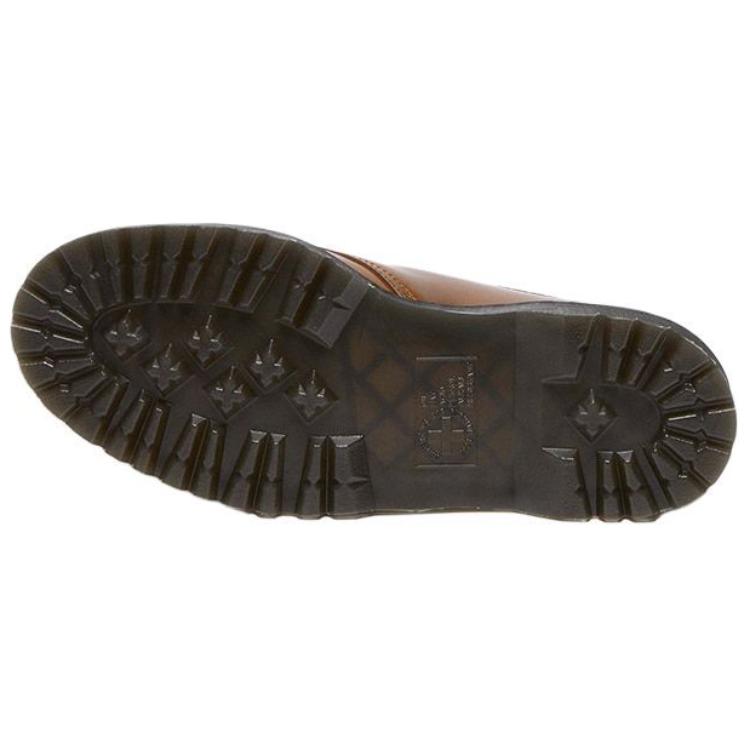 Dr. Martens Leather Lightweight Round Toe Commuter Versatile Simple Personality Trendy Low Top Casual Shoes Unisex Casual Shoes Brown 31829776