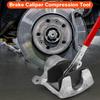 Manual Ratchet Brake Caliper Piston Tool - Adjustable Compressor for Disc Brake Retraction & Auto Maintenance