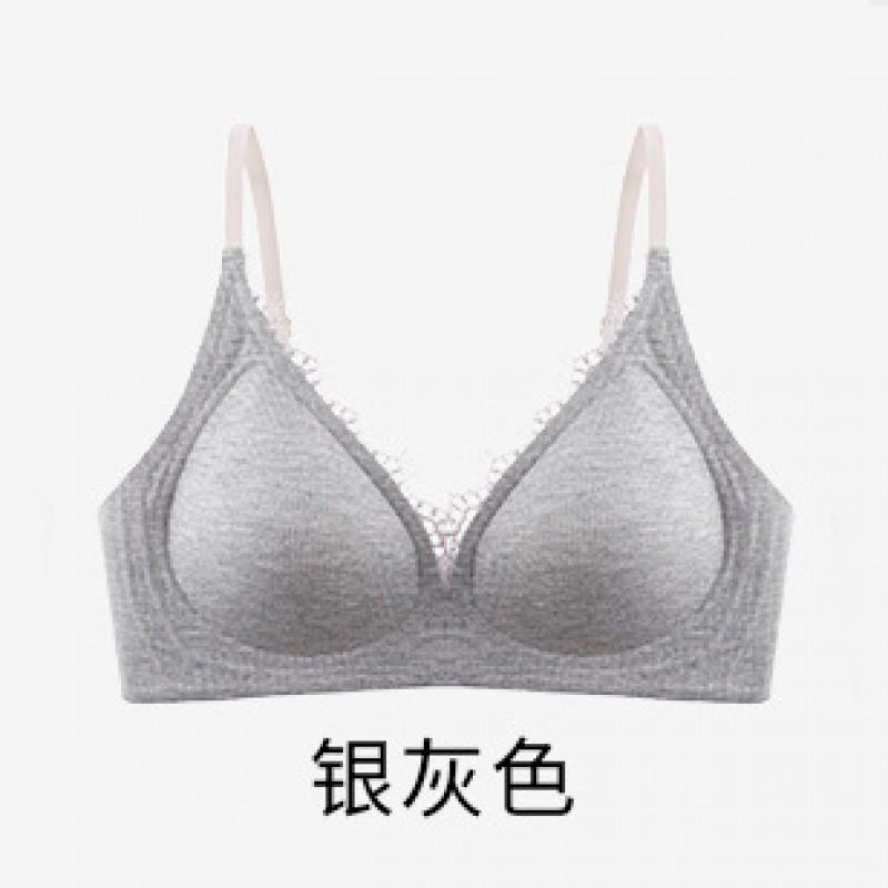 Womens Thin Push Up Bra Small Chest Seamless Non Padded Wirefree Comfortable Underwear