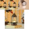 Christmas Music Box Golden Bird Cage Ornament With Santa Claus And Snowman Decor For Holiday Gift