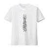 NECROPHAGIST Mors Gothic Skull Crossbones Print T Shirt for Men and Women Vintage Washed Graphic Casual Homme