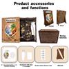 Wacocetoy Guardian Series: High-Difficulty Four Seasons Irregular Shape Wooden Jigsaw Puzzle for Adults