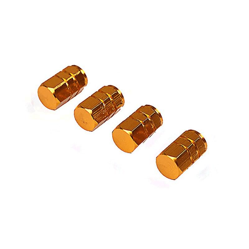 Aluminum Alloy Valve Stem Caps for Car, Motorcycle, and Electric Vehicle Tires