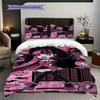 Monster High Fantasy Style Three-piece set (1 * duvet cover + 2 * pillowcase, without core) 2D Flat Bedding set Christmas birthday gift