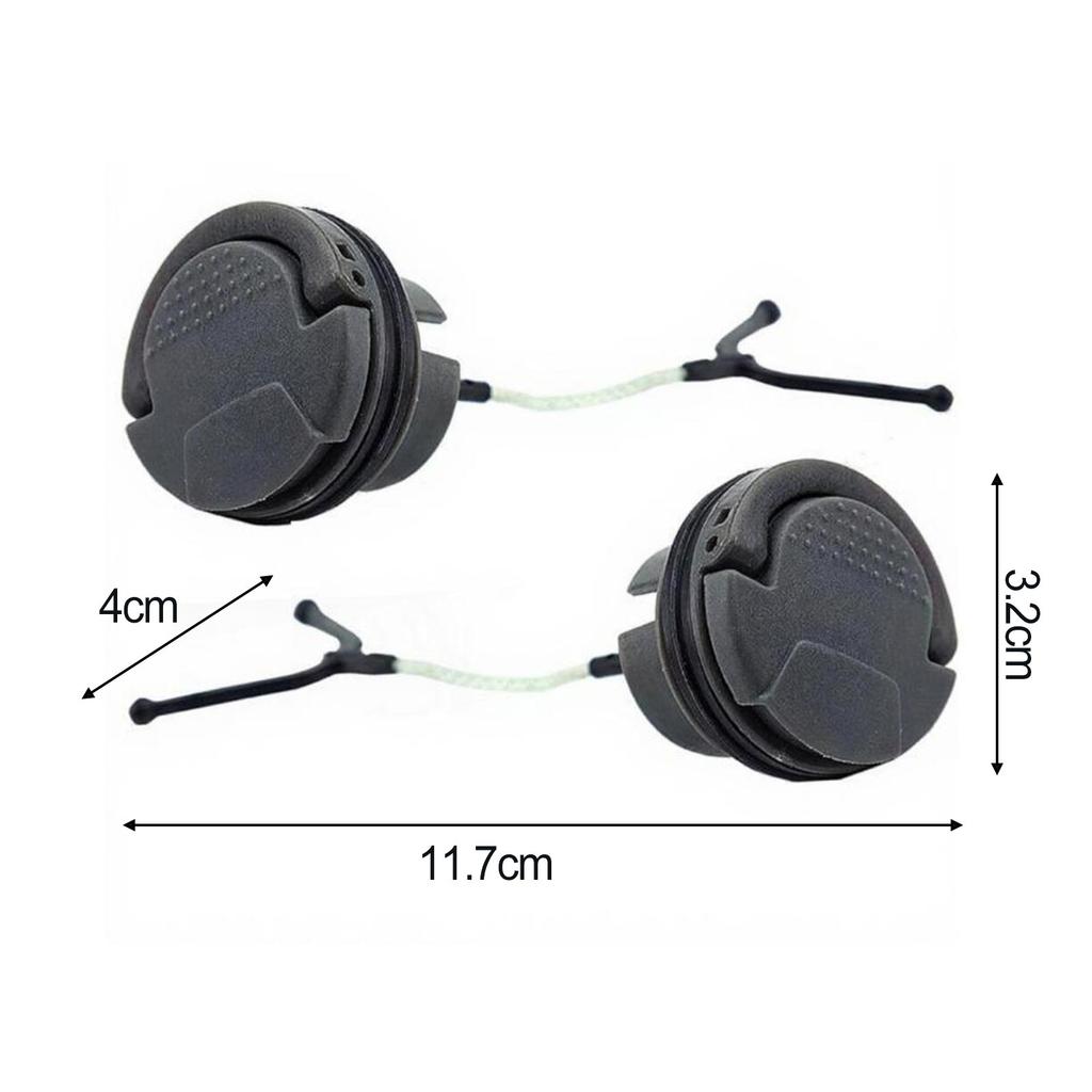 2 Piece Fuel and Oil Cap Set for 130 135 435 440 445 450 455 460 Chainsaw