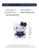 Cross-border Denim Dress KT Cat Plush Toy Ornament
