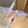 Minimalist High End Round Anti Blue Light Glasses Daily Commute Business Eyeglasses Frame Blue Light Blocking Computer Glasses