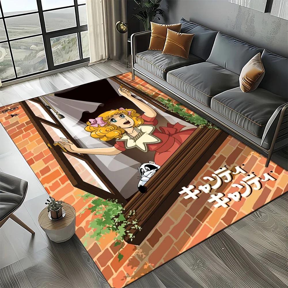 Candy Candy 27 Style New 3D Girl Cartoon AnimeRug Carpet for Living Room Bedroom Decor,Non-slip Decoration for Sofa Doormat Kid