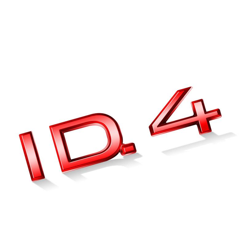 Für ID.3 ID.4 ID.5 ID.6 Schriftzug Emblem ID Serie GTX ID.4X Crozz ID.6X EV Auto Metallabzeichen Logo Karosserie Aufkleber Heckaufkleber