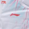 Li-Ning Breathable Quick-Dry Badminton Shirt Women tops Standard-White AAYU150-2