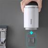 Toothbrush Holder Wall Mounted Automatic Toothpaste Dispenser Magnetic Toothpaste Squeezer Whit 4 Cup