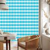 Harlequin Diamonds Wallpaper, Turquoise and White, Celadon Background, 50x1000