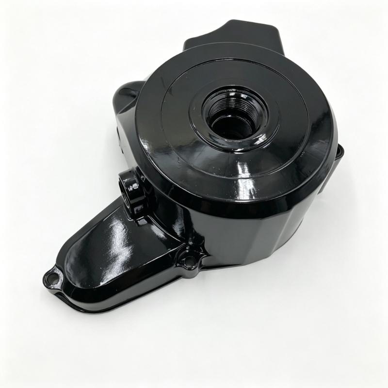 110cc Left Engine Housing Cover for Horizontal Engines, Metal Repair Part for Trail Bike and Pit Bike Service Use