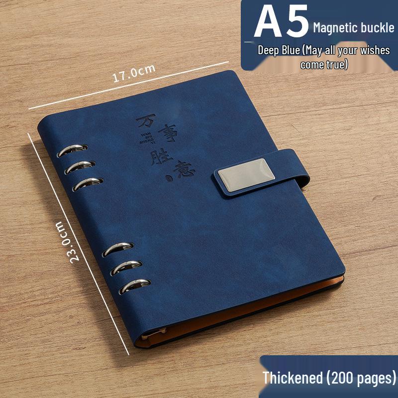 Hochwertiger A5/B5 Notizblock für Business, Meetings & Tägliches Tagebuch