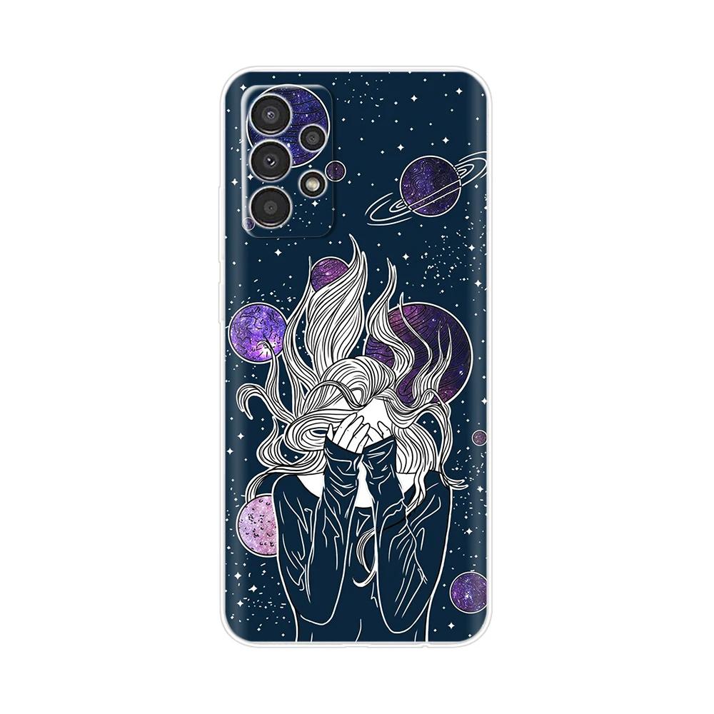 Phone Case For Samsung Galaxy A73 Case A23 A33 5G A53 Back Bumper Clear Marbel Soft Silicone Cover for Samsung A53 5G Para Cases