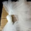 Fine transparent and soft gauze and net fabric suitable for wedding dresses formal gowns and designer clothing fabrics
